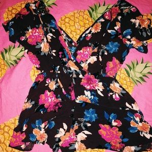 Xhilaration Floral Romper